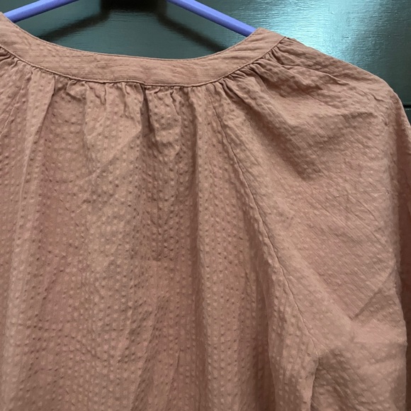 Tiered Dress in Textured Fabric - Picture 16 of 17